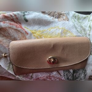 Coach Beige Long Wallet